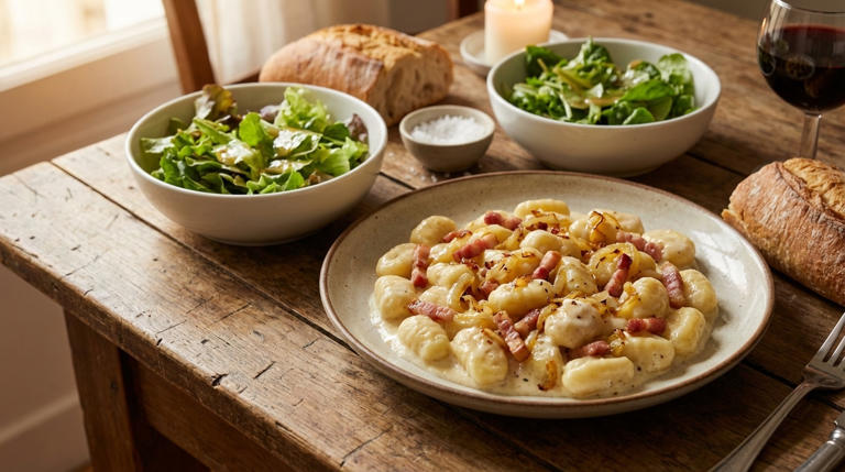 Gnocchi chèvre-miel